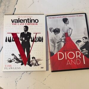Valentino The Last Emperor DVD and Dior and I DVD